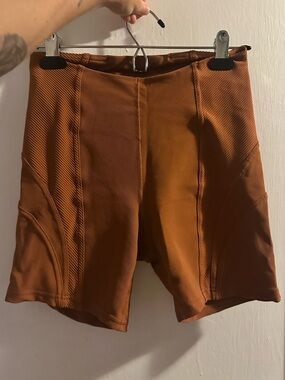 Lululemon Rust Biker Shorts